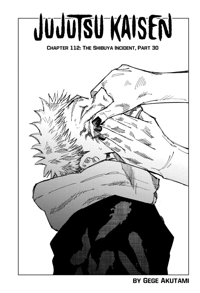 Jujutsu Kaisen Chapter 112 image 01